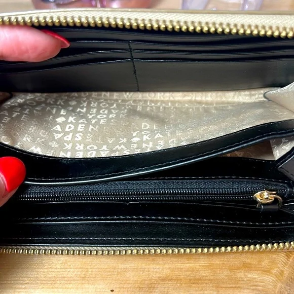 Kate Spade Gold Wallet - Picture 10 of 16